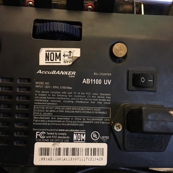 AccuBanker Ab1100 UV - Picture 9 of 10